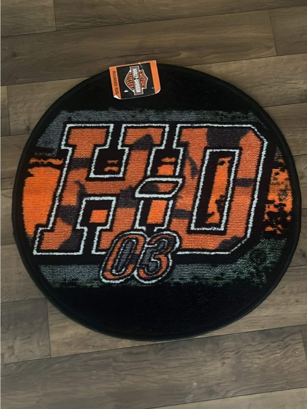 Harley-Davidson 22.5” Round Accent Rug